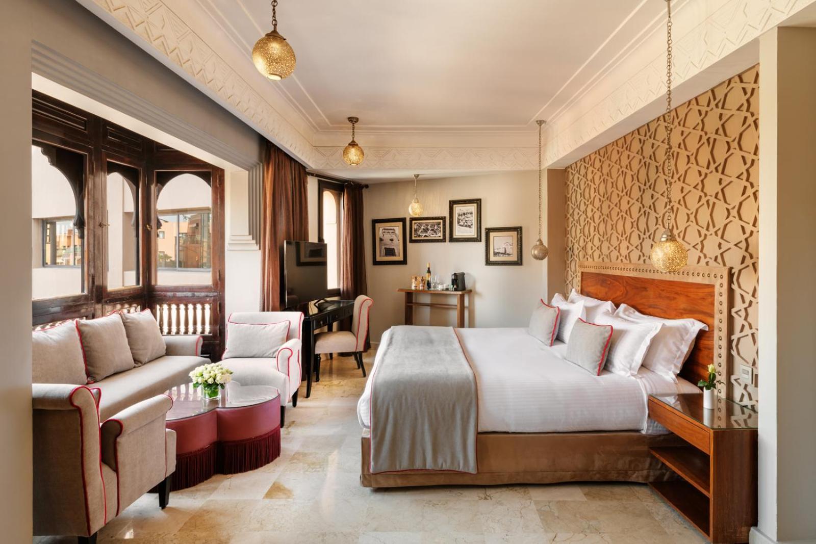 Hivernage Hotel & Spa Marrakesh Eksteriør bilde A suite at the hotel