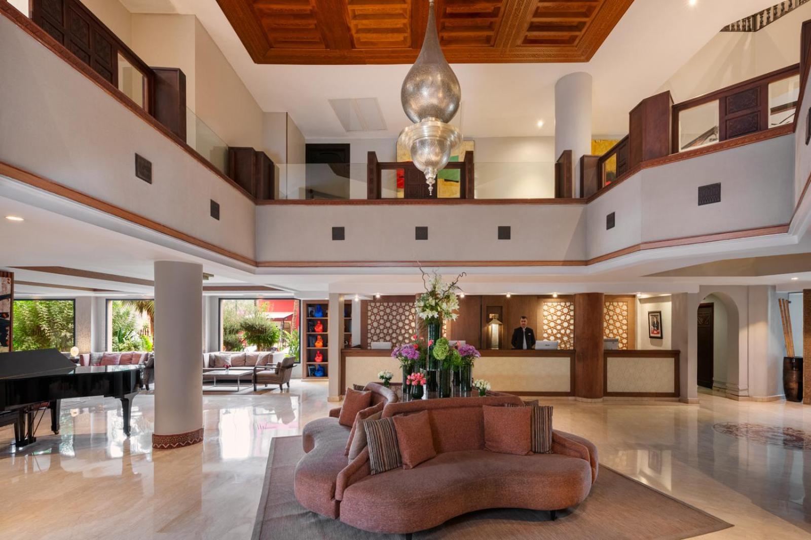 Hivernage Hotel & Spa Marrakesh Eksteriør bilde The lobby of the hotel